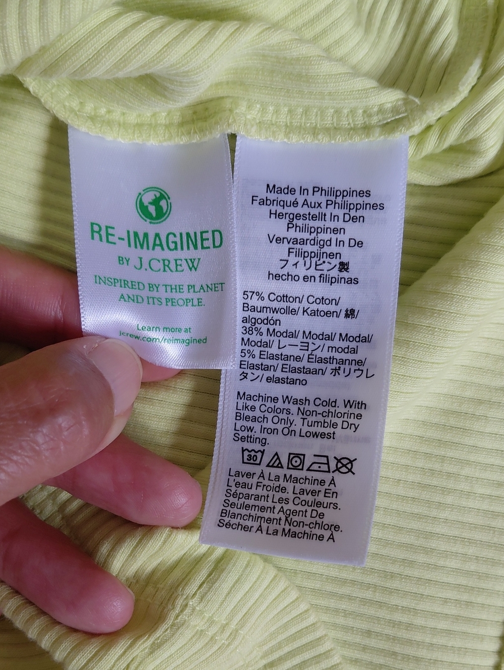 J.Crew Lemon Ruffle-Sleeve Ribbed Tank Top - Picture 5 of 5